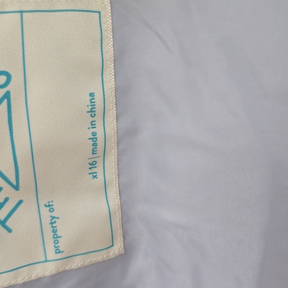 THEREABOUTS GIRLS SILVER "SHIMMER" PUFFER HOODED WINTER COAT SIZE XL 16 - Picture 5 of 16